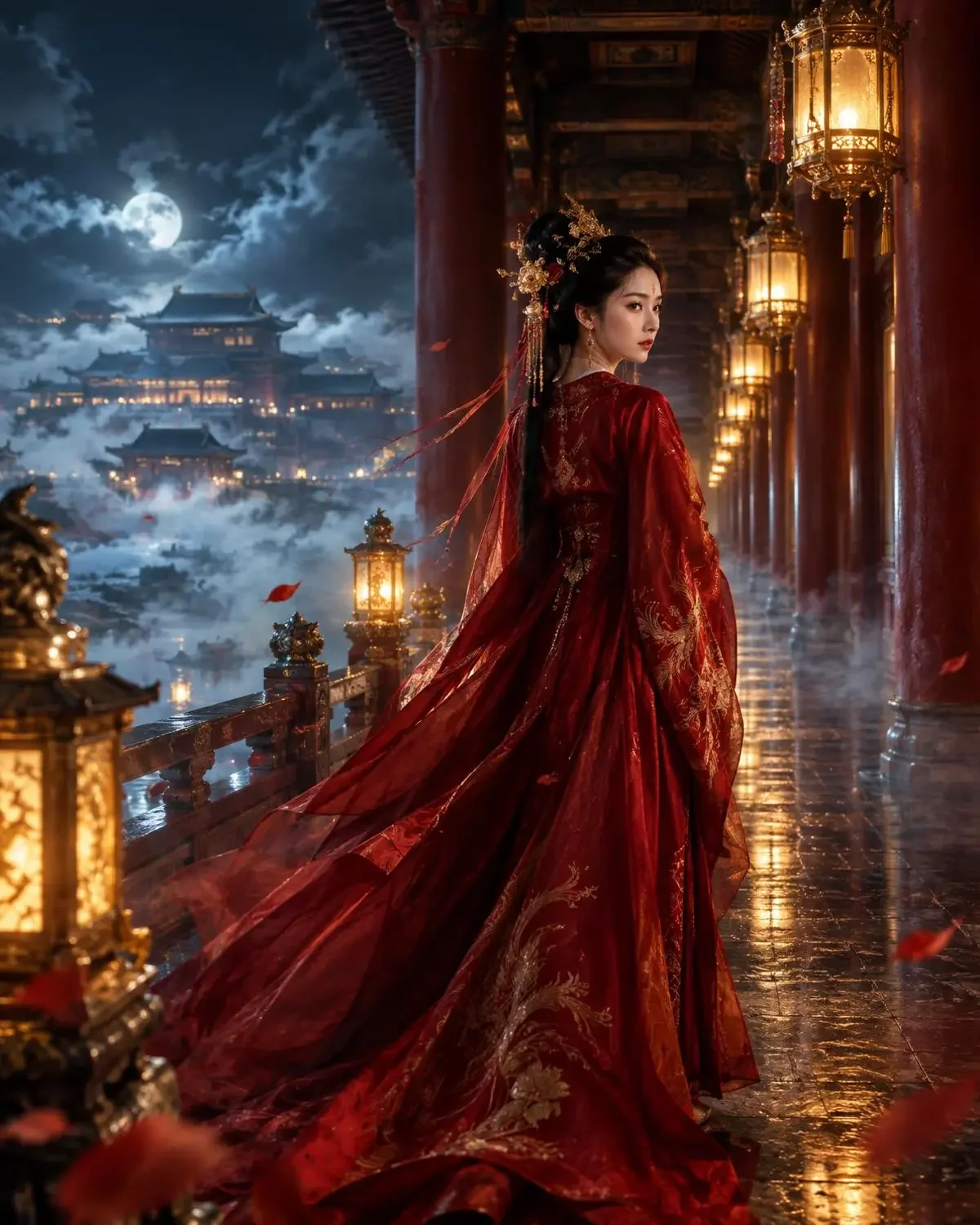 《再许桃花债》短剧主视觉：重生一世，我偏要嫁你